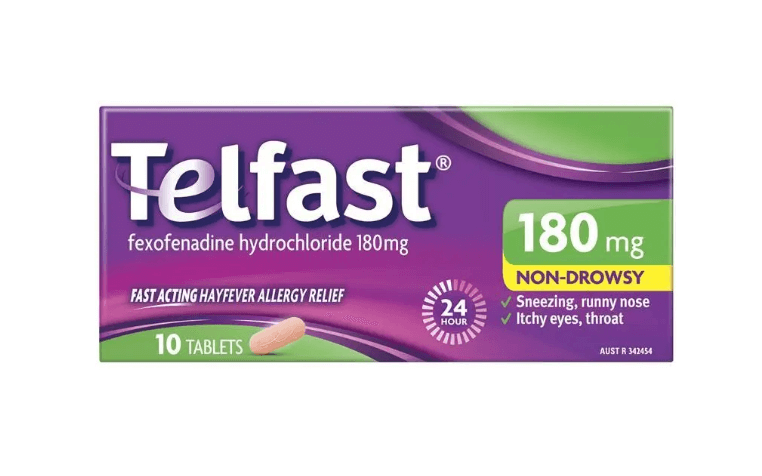 호주 약국에서 판매되는 헤이피버 알레르기 약
