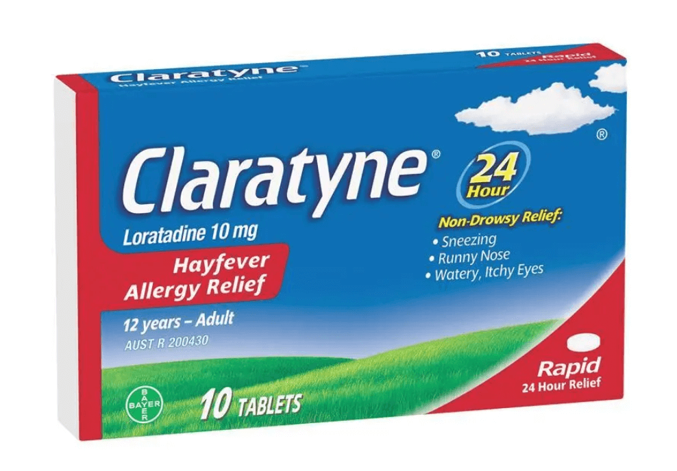 호주 약국에서 판매되는 헤이피버 알레르기 약