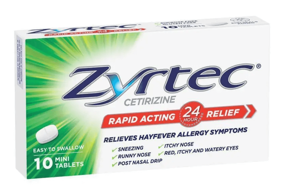 호주 약국에서 판매되는 헤이피버 알레르기 약