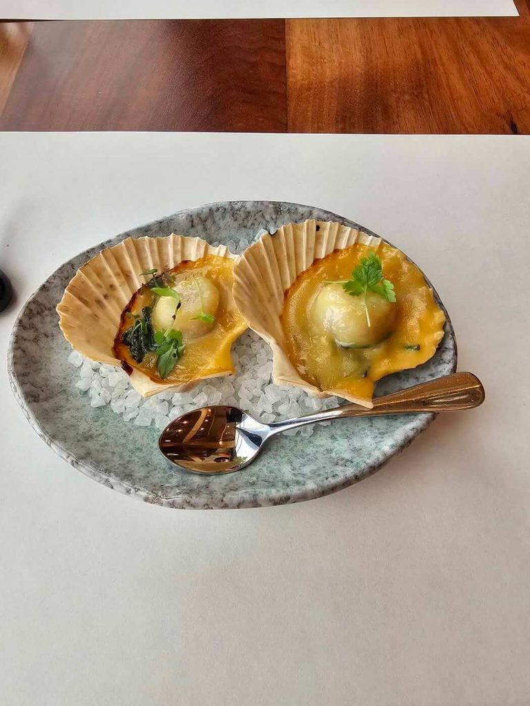 Koko Ayame 세트 Hotate Miso Yaki 가리비